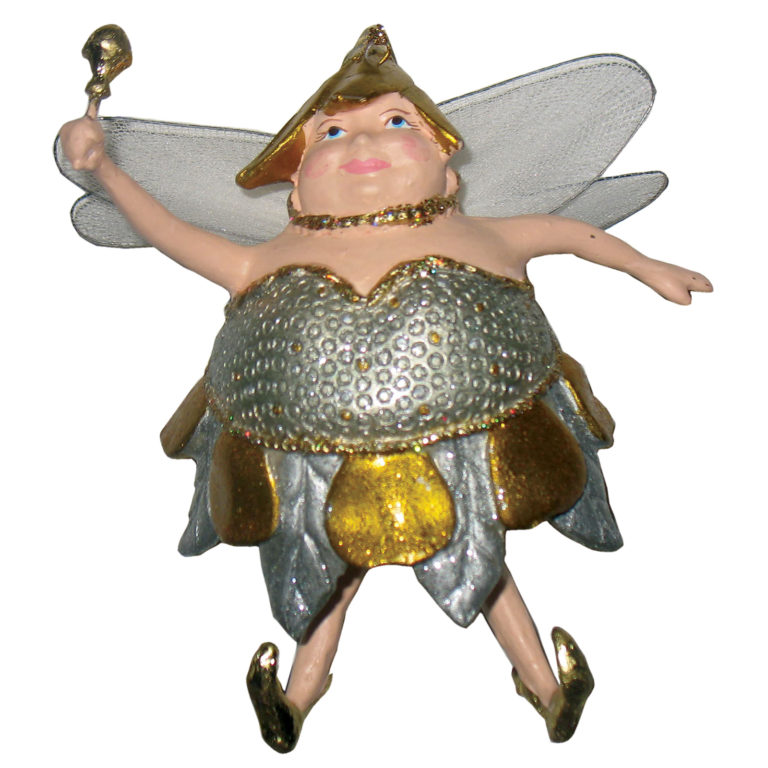 Fat Fairy Christmas Ornaments  hand made and hand painted fairy