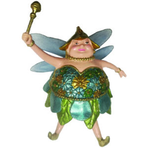 Fat Fairy Christmas Ornaments  hand made and hand painted fairy