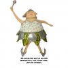 White & Silver Mini Dots Fat Fairy