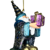 Starry Swirly Santa With Gift